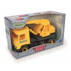 Dźwig żółty 38 cm Middle Truck w kartonie