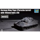 Plastikowy model do sklejania King Tiger w/ 105mm kWh L/68 Porsche Turret