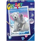 Malowanka CreArt dla dzieci Miś polarny