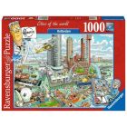 Puzzle 2D 1000 elementów Rotterdam