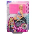 Lalka Barbie Fashionistas Na wózku strój w kratkę