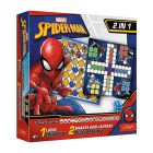 Gra 2w1 Chińczyk / Węże i drabiny, Spider-Man