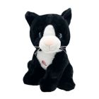 Maskotka Kot Emil czarny z dźwiękiem 20 cm
