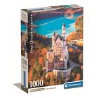 Puzzle 1000 elementów Compact Neuschwanstein
