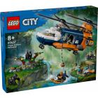 Klocki City 60437 Helikopter badaczy dżungli w bazie