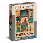 Puzzle 1000 elementów Compact Barcelona