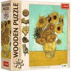 Puzzle drewniane 200 elementów Słoneczniki Vincent van Gogh