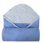 Baby Matex okrycie-ręcznik kąpiel maxi Print100x100 niebieskie 5902675052962