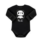 NINI Body niemowlęce PANDA z bawełny organicznej dla chłopca r.86