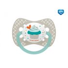 Canpol Babies Smoczek Uspokajający Silikonowy Symetryczny 18M+ Cupcake 5903407902333