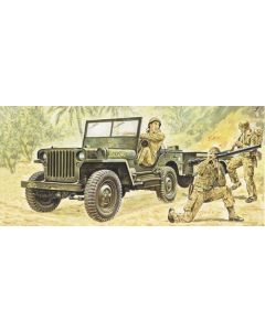 Willis MB Jeep with Trailer
