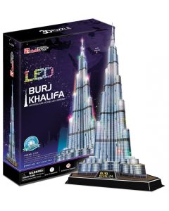 Puzzle 3D Burj Khalifa (Światło) L133H