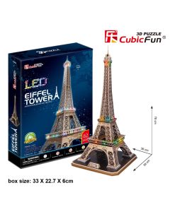 Puzzle 3D Wieża Eiffla (Światło) L091H