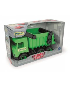 Wywrotka zielona Middle Truck w kartonie GXP-651068
