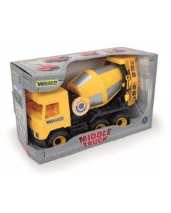 Betoniarka żółta 38 cm Middle Truck w kartonie GXP-651089