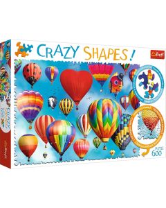 Puzzle 600 elementów Crazy Shapes - Kolorowe balony GXP-679126