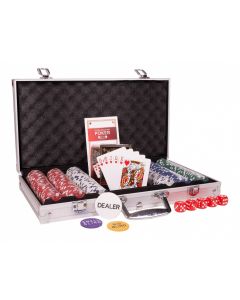 Żetony do Pokera w walizce aluminiowej 300 sztuk GXP-712751