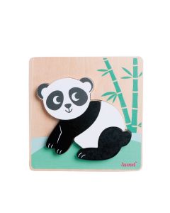 Ukladanka drewniana zwierzątka Panda