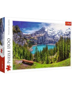 Puzzle 1500 elementów Jezioro Oeschinen, Alpy GXP-740134