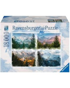 Puzzle 18000 elementów Zamek Neuschwanstein GXP-765380