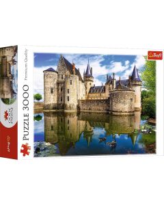 Puzzle 3000 elementów Zamek Scully-sour-Loire Francja GXP-767001