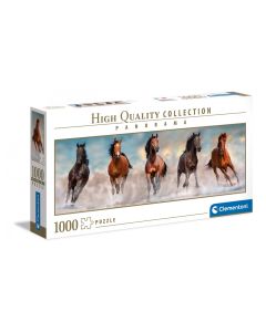 Puzzle 1000 elementów Panorama Horses GXP-767267