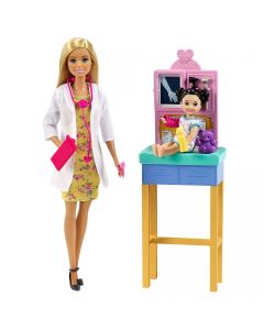 Lalka Barbie Kariera zestaw Pediatra GXP-772533