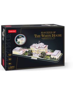 Puzzle 3D LED Biały Dom GXP-777955