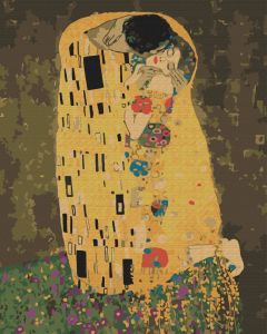Obraz Paint it! Malowanie po numerach. Pocałunek Klimt GXP-792767