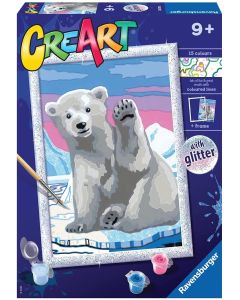 Malowanka CreArt dla dzieci Miś polarny GXP-794088