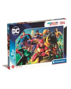 Puzzle 104 elementy Super Kolor DC Comics GXP-812556