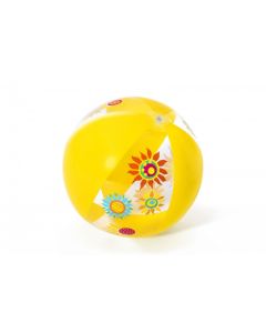 Piłka plażowa 51 cm żółta
