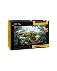Puzzle 3D National Geographic - T-Rex