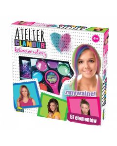 Zestaw kosmetyków Atelier Glamour Kolorowe włosy