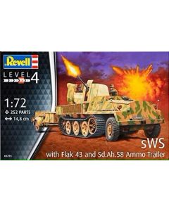 Model plastikowy SWS W/Flak43 & SD AH58 Ammo Trailer