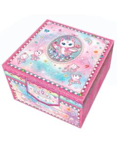 Pecoware Zestaw w pudełku z szufladami - Kot baletnica GXP-853975