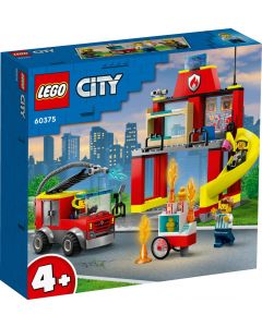 Klocki City 60375 Remiza strażacka i wóz strażacki GXP-854762
