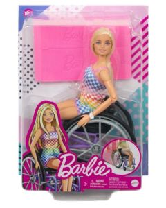 Lalka Barbie Fashionistas Na wózku strój w kratkę GXP-855361