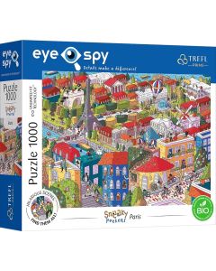 Puzzle 1000 elementów UFT Eye-Spy Sneaky Peekers Paryż Francja GXP-856897