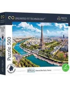 Puzzle 500 elementów UFT Widok miasta Paryż, Francja GXP-856926