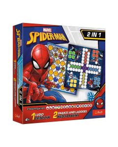 Gra 2w1 Chińczyk / Węże i drabiny, Spider-Man