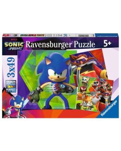 Puzzle 3x49 elementów Sonic Prime