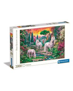 Puzzle 2000 elementów kolekcja High Quality - Klasyczne ogrodowe jednorożce GXP-865625
