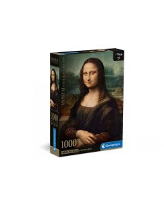 Puzzle 1000 elementów Compact Museum Leonardo - Gioconda GXP-865631