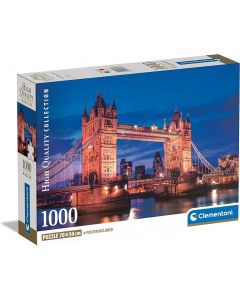 Puzzle 1000 elementów Compact Tower Bridge w nocy GXP-866829