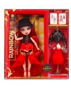 Lalka Rainbow High Fantastic Fashion Doll- RED - Ruby Anderson GXP-879617