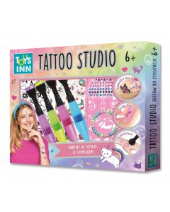 Zestaw Tattoo Studio Markery do tatuażu ze stempelkami