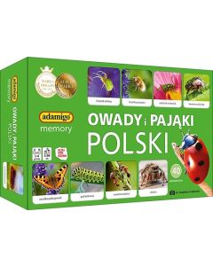 Gra Owady i pająki Polski memory GXP-883055