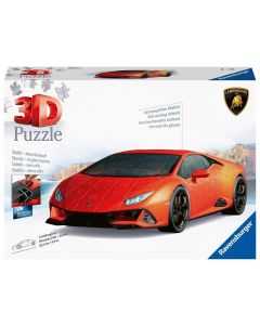 Puzzle 108 elementów 3D Pojazdy Lamborghini Huracan Evo Arancio