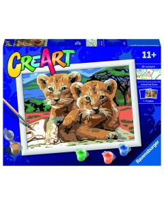 Malowanka CreArt dla dzieci Małe lwiątka GXP-884466